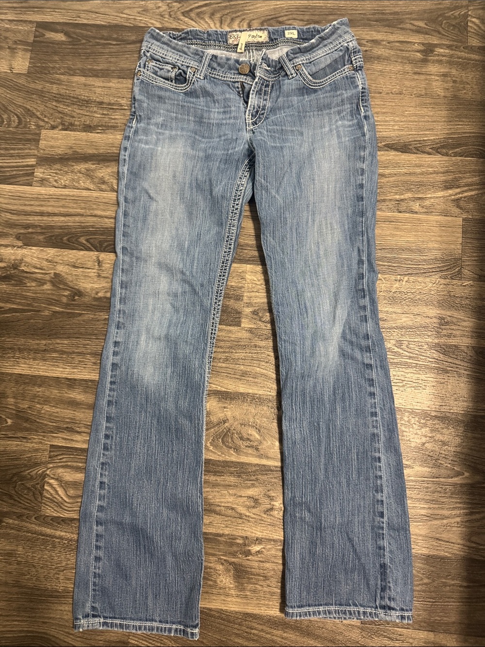 BKE Light Blue Flare Jeans for Women